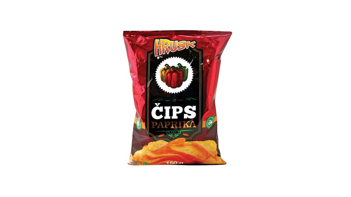 Čips Paprika 150g Hrusk