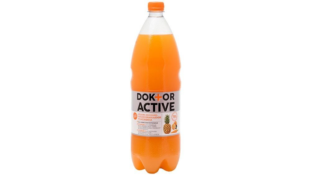 Dr. Active apelsini-ananassi-porgandi mahlajook 1,5L