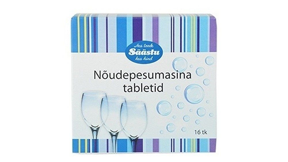 Säästu 7in1 nõudepesumasina tabletid 16tk