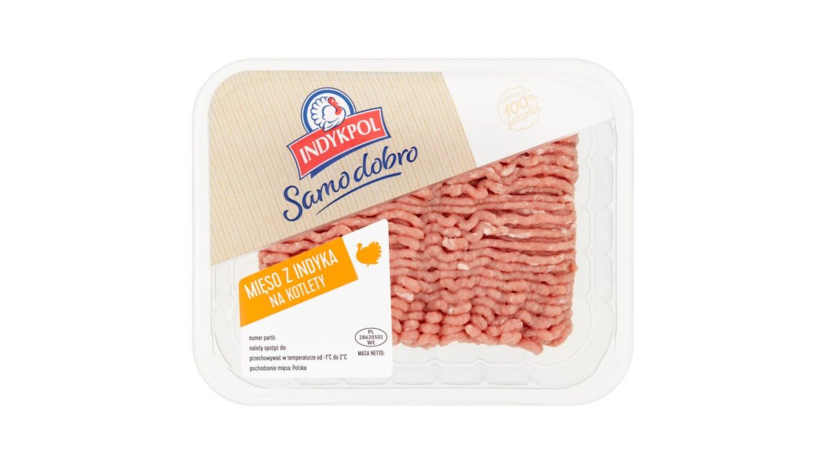 Indykpol Samo dobro Mięso z indyka na kotlety 500 g