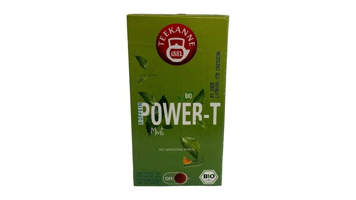 Teekanne Power-T Mint, 36 g | Nah & Gut Kaspert