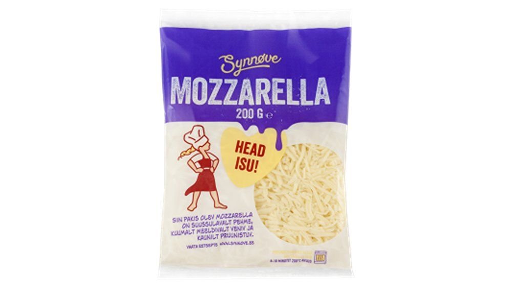 Synnove Mozzarella riivjuust 200g