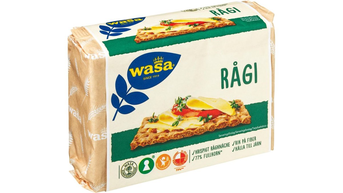 Knækbrød rågi, Wasa