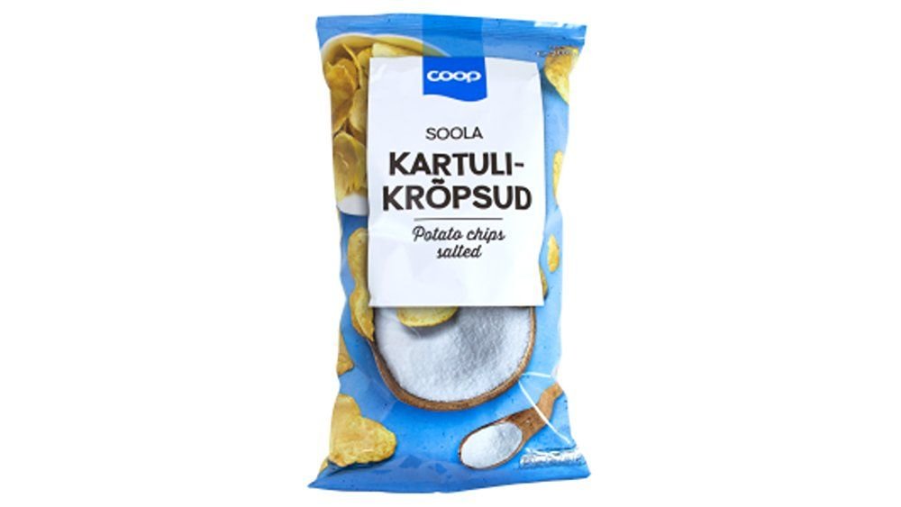 Coop kartulikrõps 200g soolaga