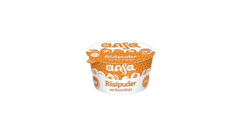 Aprikoosidega riisipuder, 200 g
