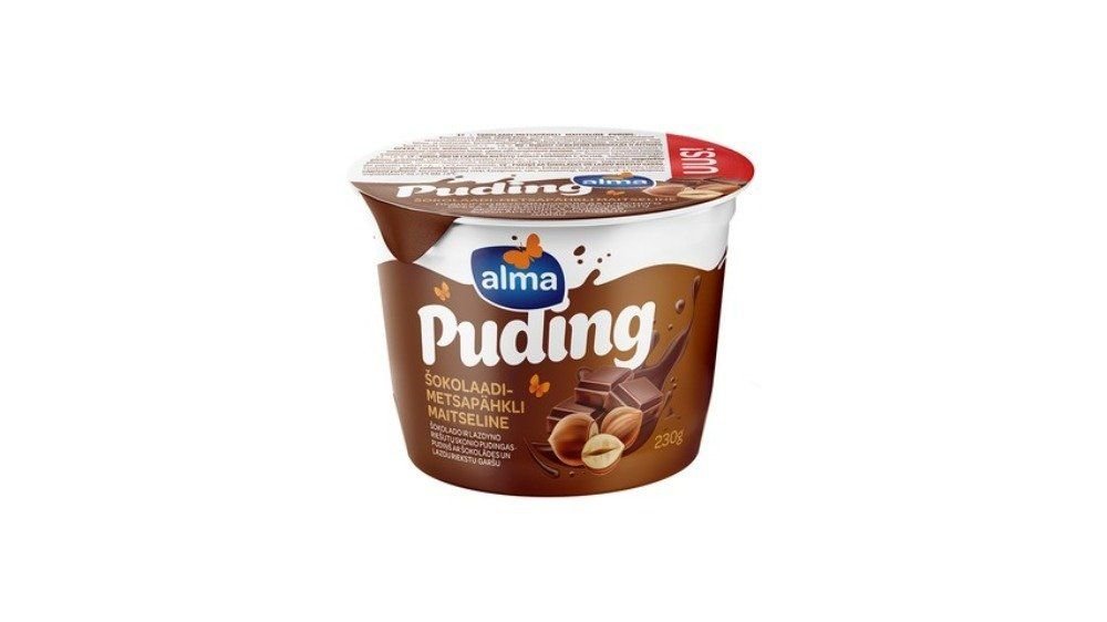 Puding šokolaadi-metsapähkli maitseline, 230g