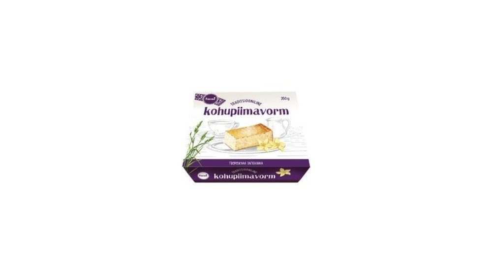 Vanillimaitseline kohupiimavorm, 250 g