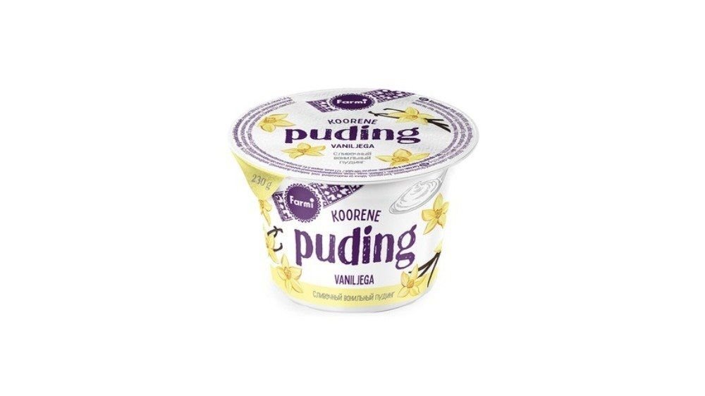Koorene vaniljepuding, 230 g