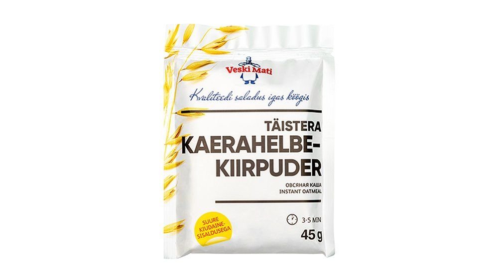 Täistera kaerahelbe kiirpuder 45g