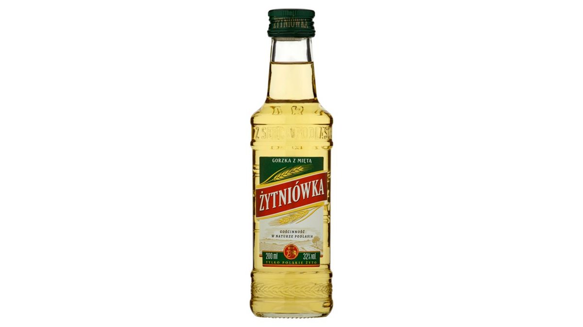 Żytniówka gorzka z miętą Napój spirytusowy 200 ml