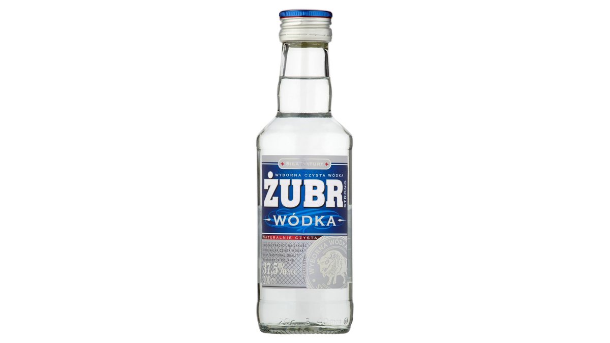 Żubr Strong Wyborna czysta wódka 200 ml