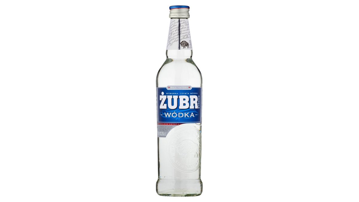 Żubr Strong Wyborna czysta wódka 500 ml