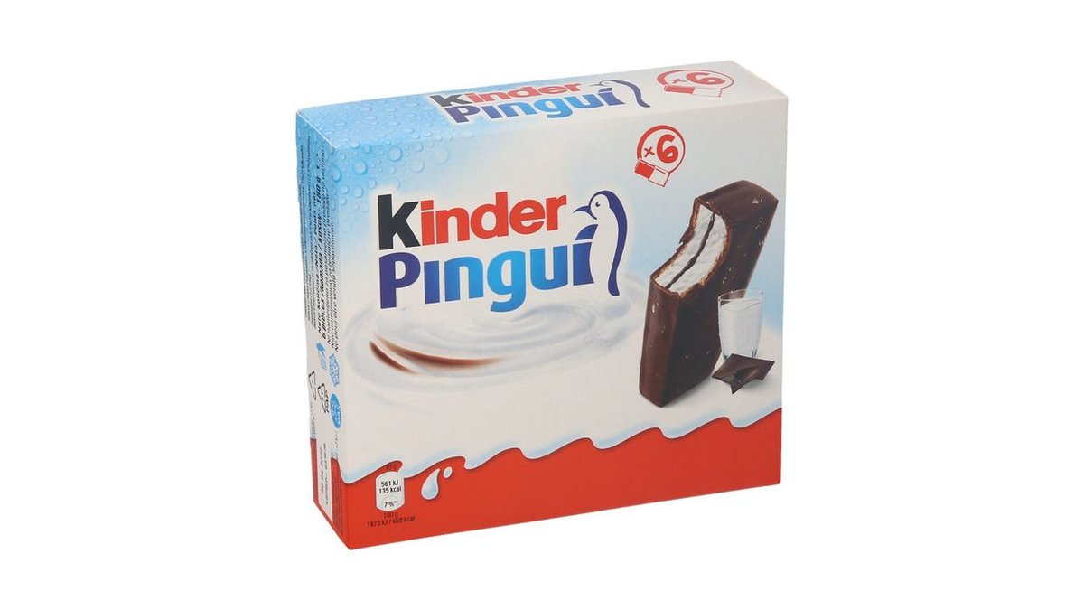 Mlečna rezina Kinder pingui, Ferrero (6 kosov po 30 g) | INTERSPAR ...