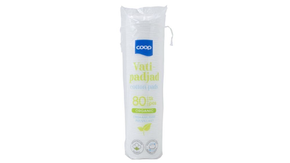 Coop Vatipadjad 80tk orgaanilisest puuvillast