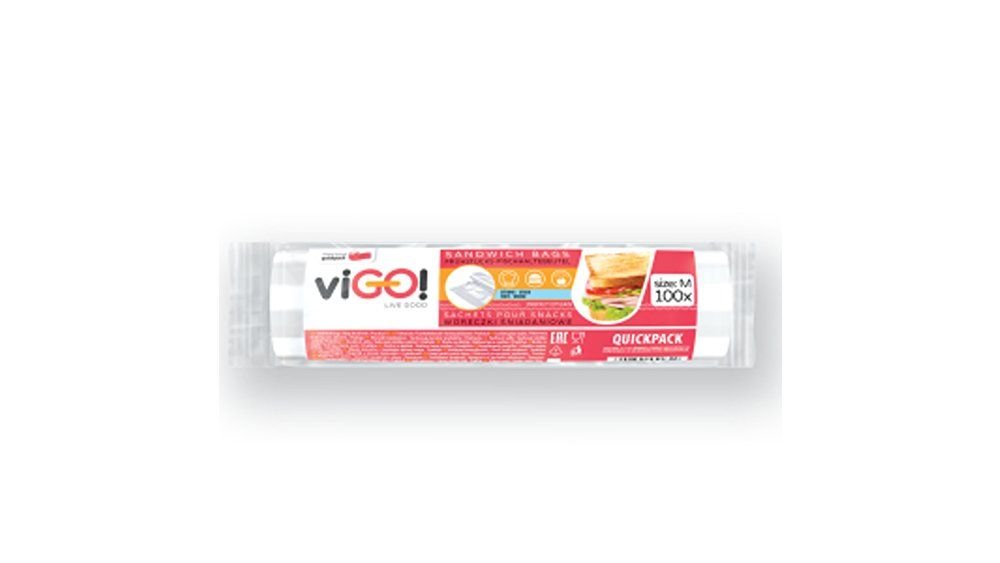 Quickpack Vigo võileivakott 100tk 15*28cm