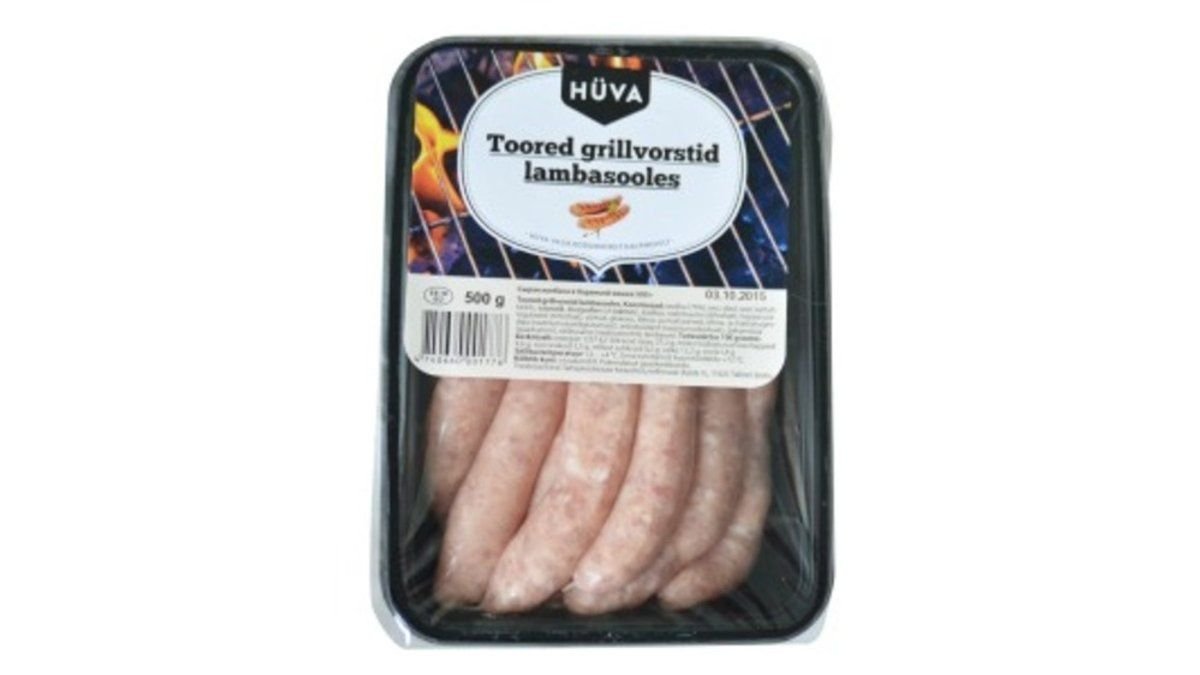 Hüva Toored grillvorstid lambasooles 500g