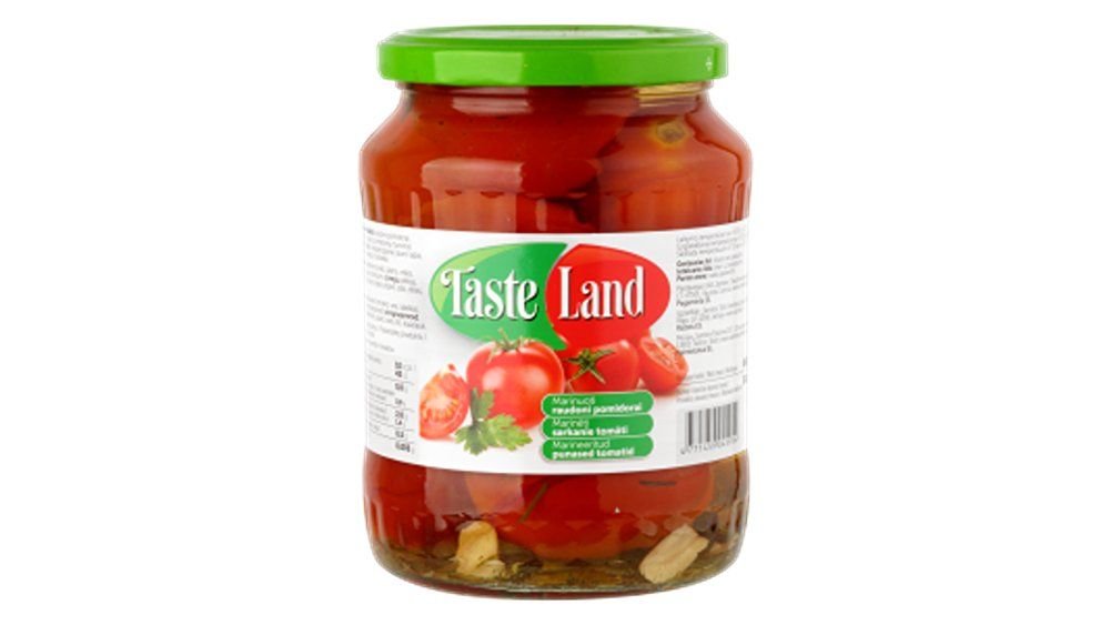Taste Land Punased tomatid marineeritud 660g