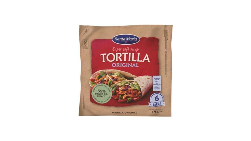 Wrap tortilla 371g