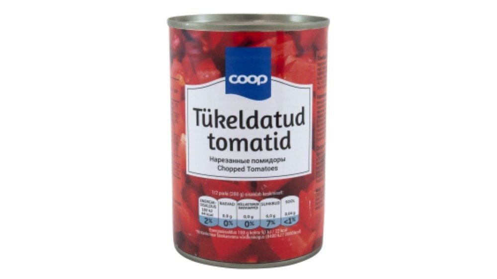 Coop Tükeldatud tomatid 400g