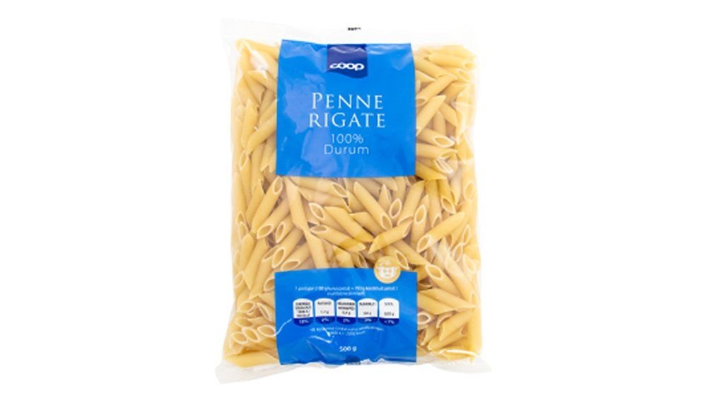 Coop Pasta Penne Rigate 500g 100% durum
