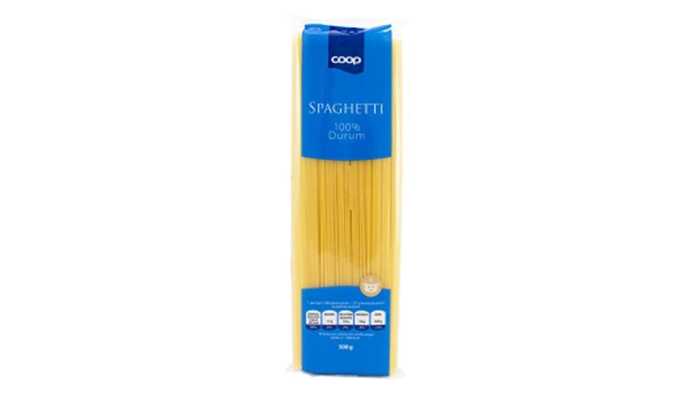 Coop Pasta Spaghetti 500g 100% durum
