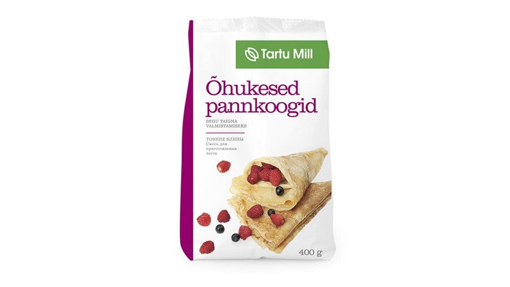 Õhukese pannkoogitaigna jahusegu 400 g