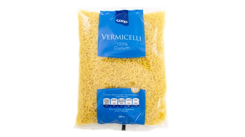 Coop Pasta Vermicelli 500g 100% durum