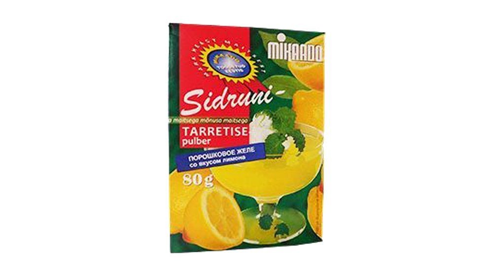 Mikaado tarretisepulber 80g sidrunimaitseline