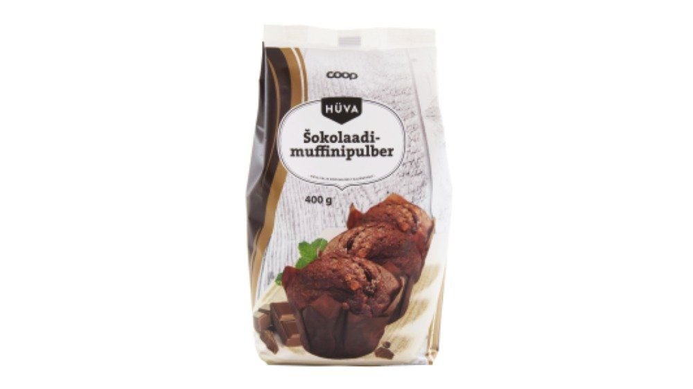 Hüva Šokolaadimuffinipulber 400g