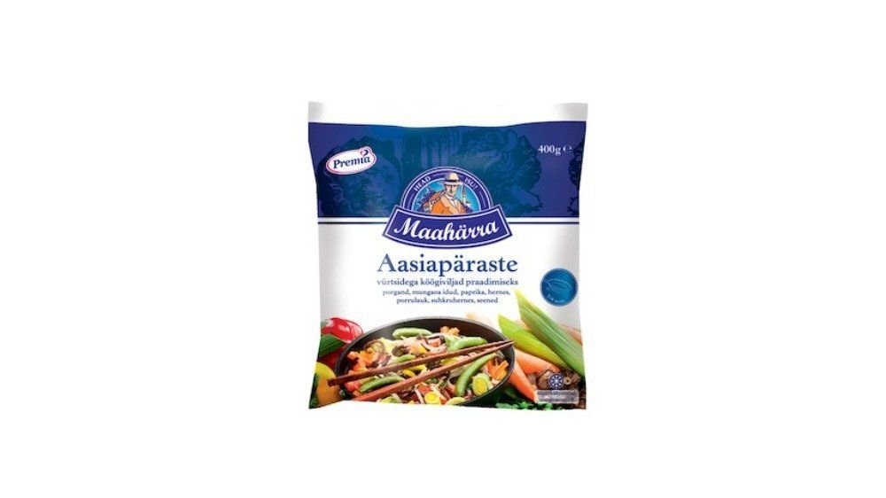 Aasiapäraste vürtsidega köögiviljad praadimiseks, 400 g