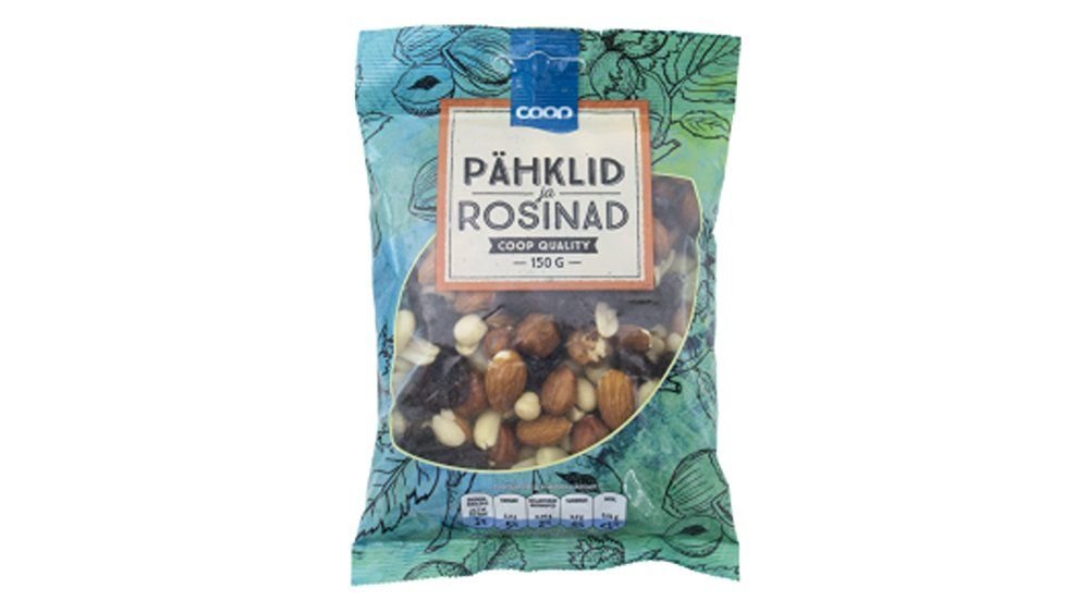Coop Pähklite ja rosinate segu 150g