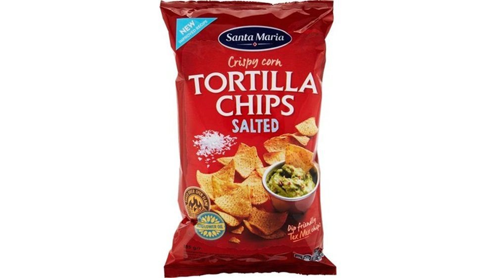 Tortilla krõpsud kerge soolaga185 g