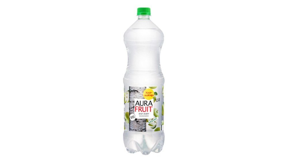 Aura Fruit kasemahlaga õunamaitseline 1.5L gaseeritud vesi