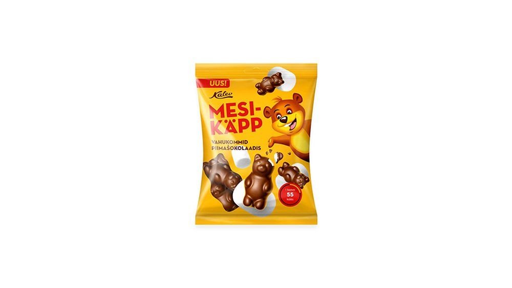 Vahukommid piimašokolaadis Mesikäpp 115g