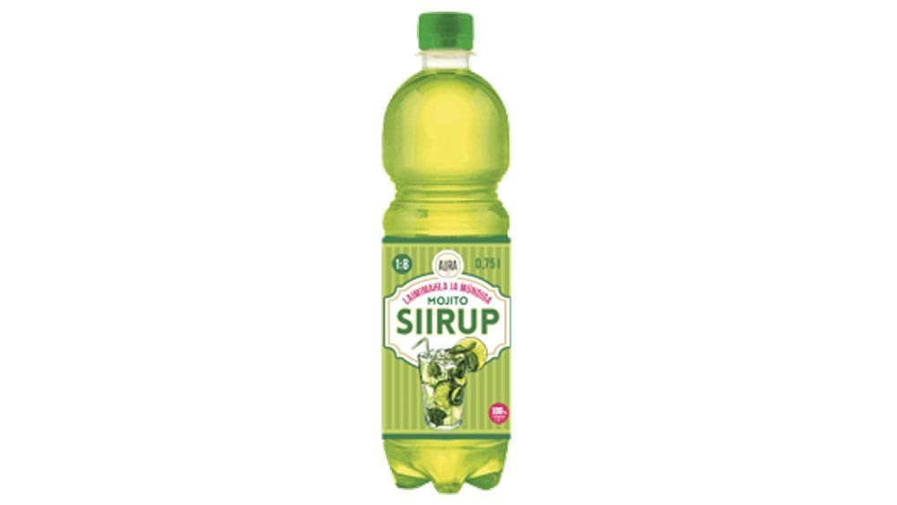 Aura Mahlasiirup Mojito 0.75L laimimahla- ja mündiga