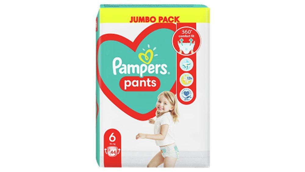 Pampers Jumbo Pack S6 püksmähkmed 15kg+ 44tk