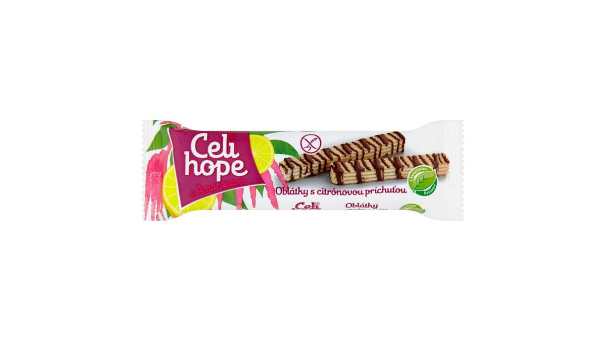 Celihope Oblátky s citrónovou príchuťou 25 g