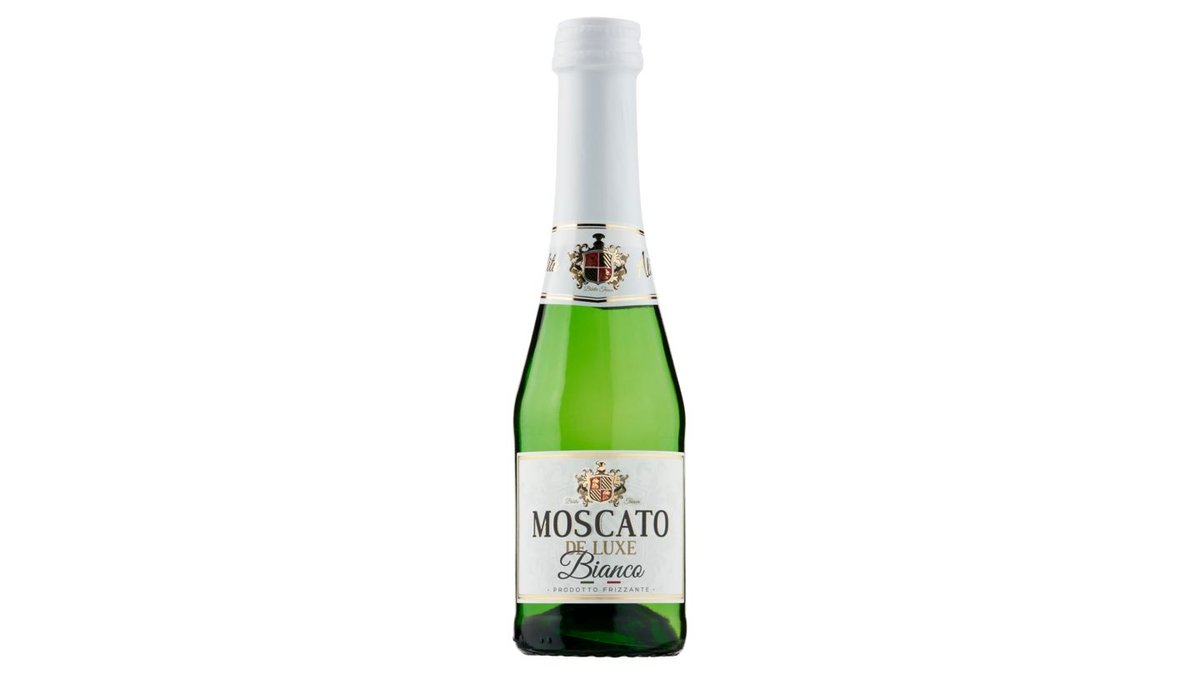 MOSCATO De Luxe Bianco miešaný alkoholický nápoj sýtený 0,2l