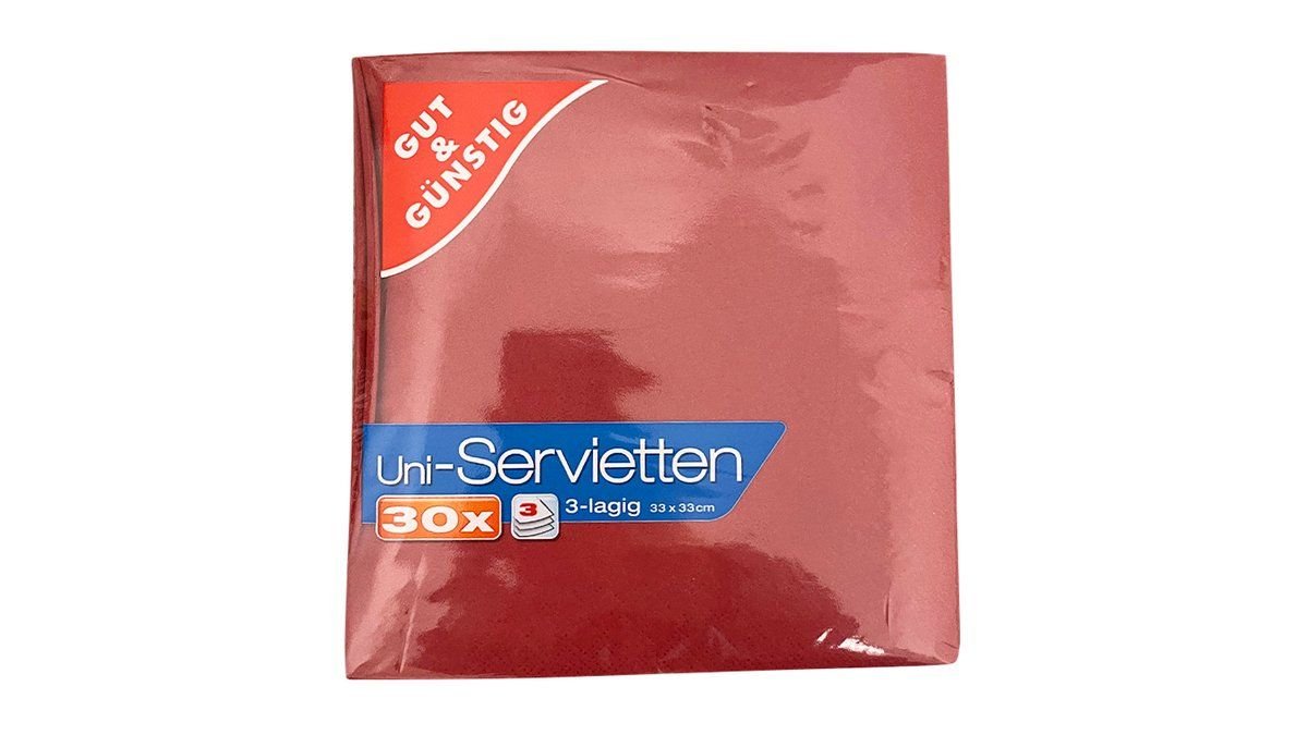 Stewo Servietten 3-lagig Geprägt, 33x33 Cm, Pink – 15 Stück Pro Packung