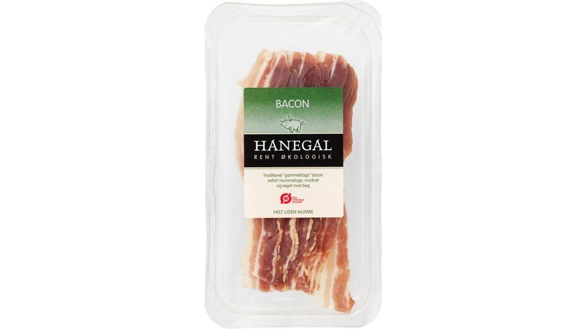 Bacon i Skiver øko. Hanegal 100 g