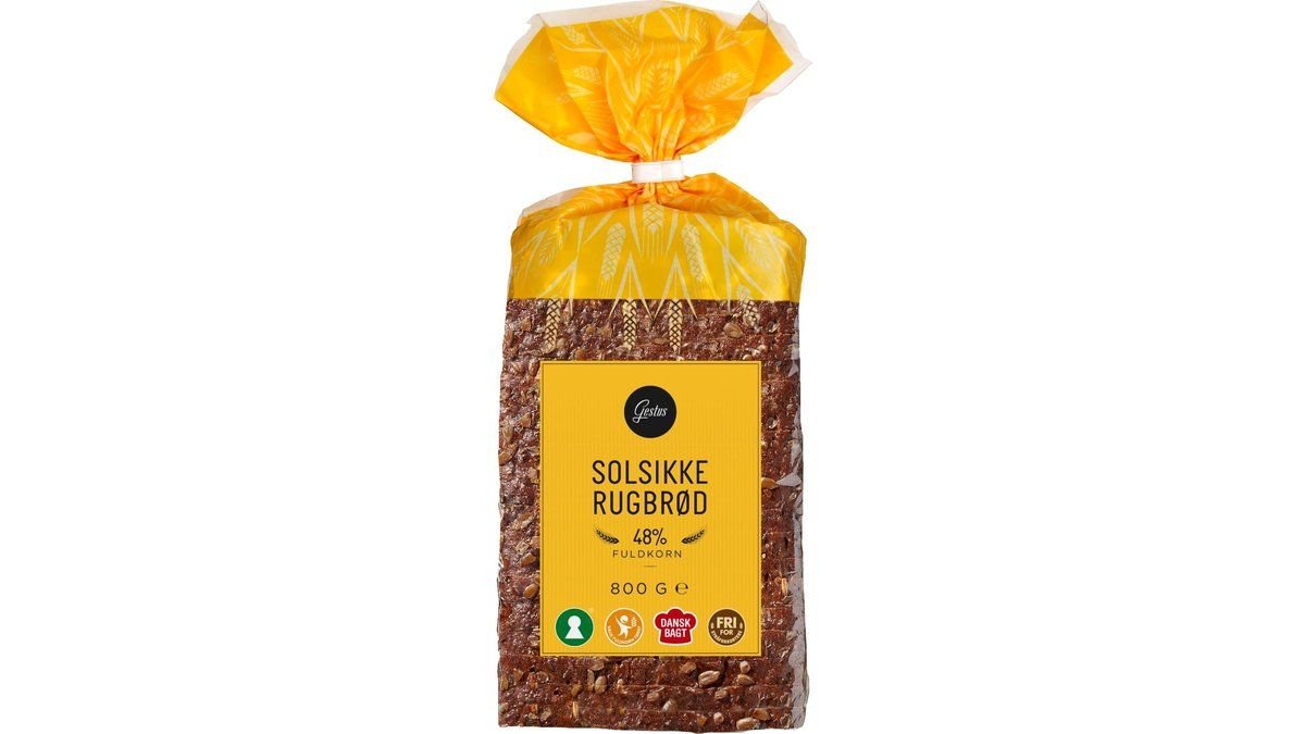 Solsikkerugbrød, Gestus 800 g