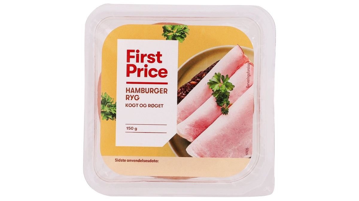 Hamburgerryg, First Price 100 g