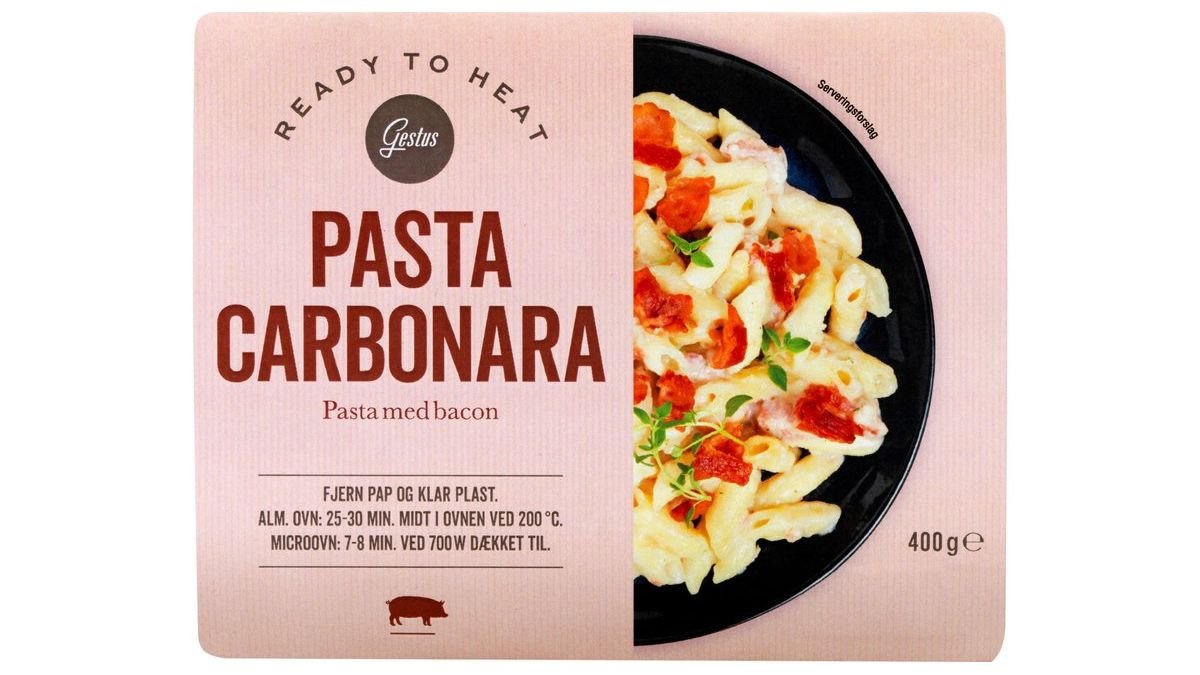 Pasta carbonara, Gestus 350 g