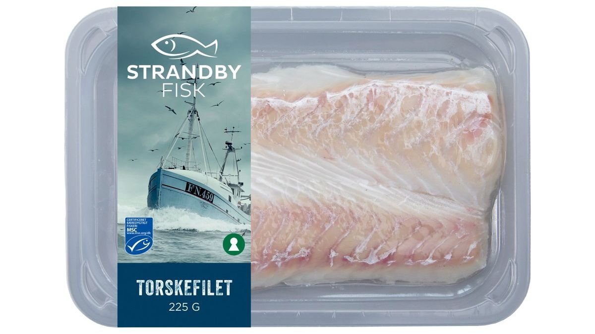 Torskefilet, Strandby Fisk 225 g
