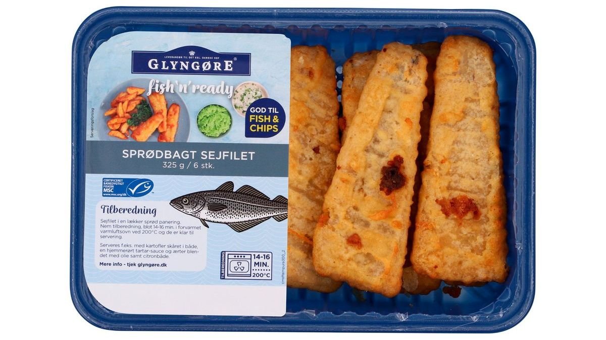 Sprødbagt sejfilet MSC, Glyngøre 300 g