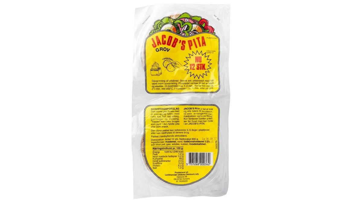 Pita grov, Jacobs 320 g