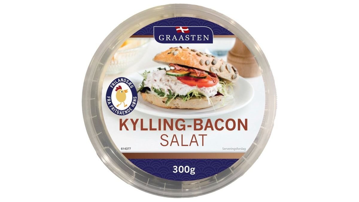 Gråsten Kyllingbacon salat, Graasten 300 g