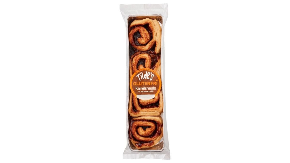 Kanelsnegle glutenfri (4 stk), Tilde's 4 stk.