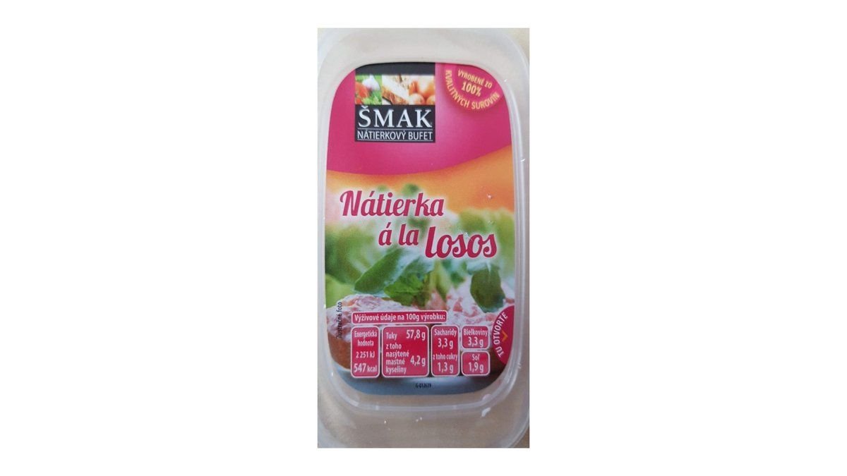 Šmak nátierka á la losos