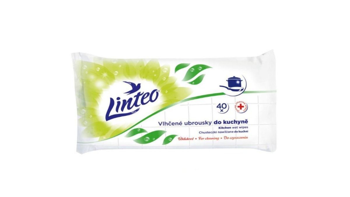 Linteo Home vlhčené obrúsky do kuchyne 40 ks
